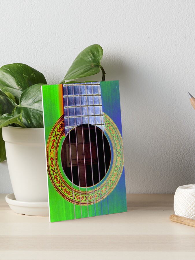 Magic Music Guitar Strings Art Board Print