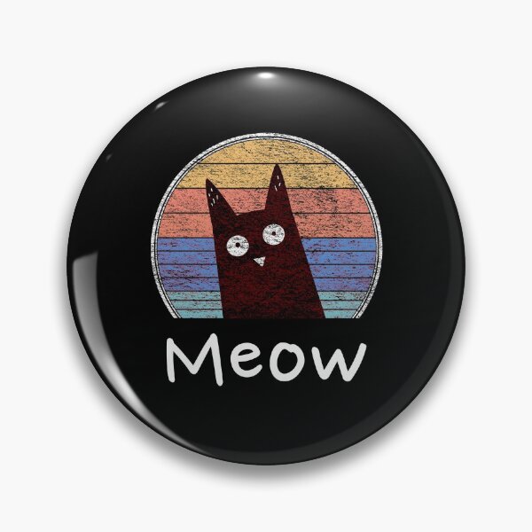 Item preview, black cat meow logo designed and sold by pirminio.