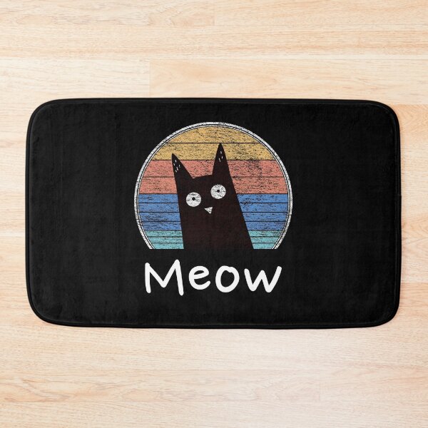 Item preview, black cat meow logo designed and sold by pirminio.