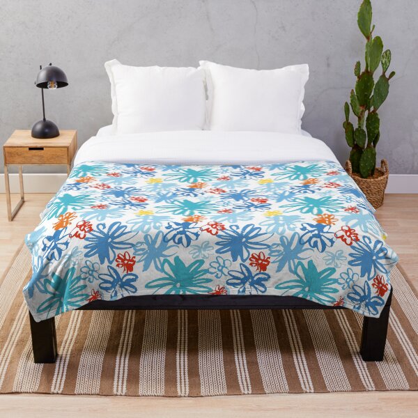 Item preview, A seamless pattern with freehand flowers on a transparent background designed and sold by Olena Ambrosova.