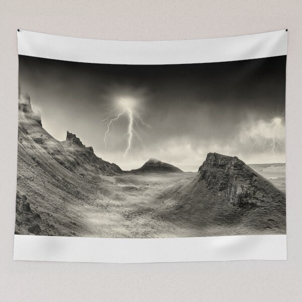 Item preview, Lightning strikes over the Quiraing, Skye. designed and sold by Phillip Thornton.