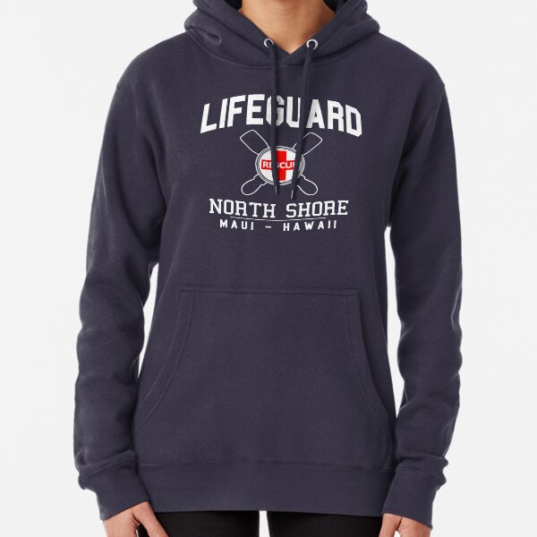 Lifeguard - North Shore - MAUI, Hawaii Pullover Hoodie