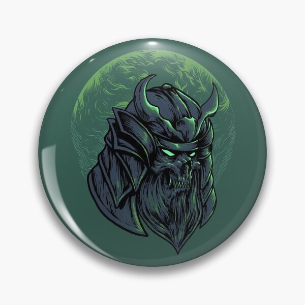 Item preview, Samurai skull designed and sold by Sasha-Arts.
