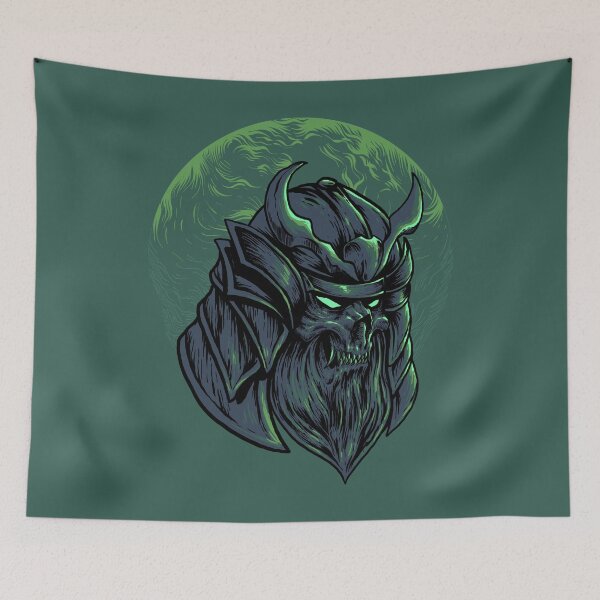 Item preview, Samurai skull designed and sold by Sasha-Arts.