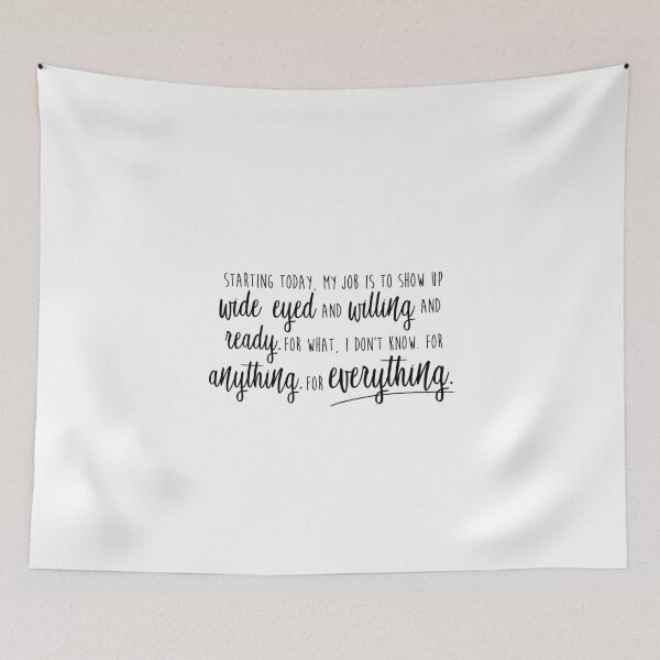 Item preview, Grey's Graduation Speech Excerpt (Black Text) designed and sold by Shoomoodle.