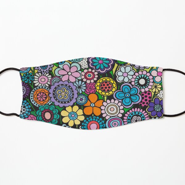 Polka Dot Bouquet Kids Mask