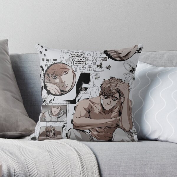 Killing Stalking Muscular Boy Throw Pillow