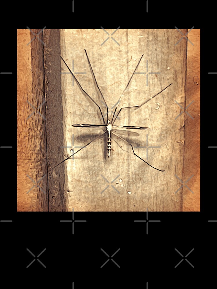 Thumbnail 7 of 7, Oversized T-Shirt, Bug Lover Gift - Leggy Beauty - Crane Fly - Entomologist Birthday designed and sold by OneDayArt.