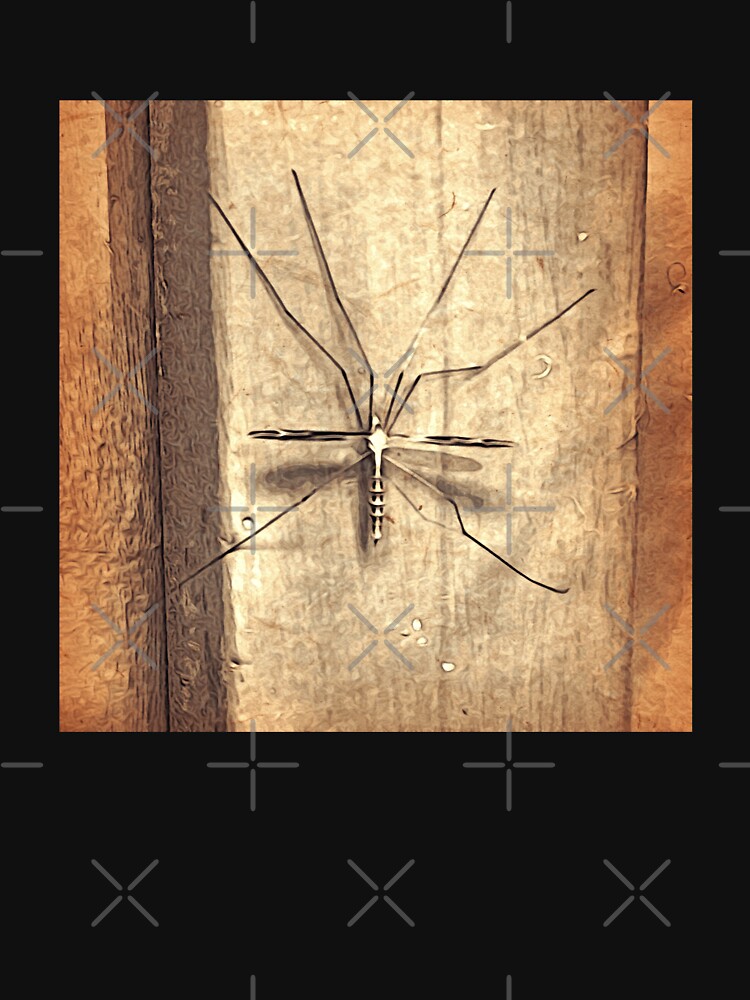 Thumbnail 7 of 7, Classic T-Shirt, Bug Lover Gift - Leggy Beauty - Crane Fly - Entomologist Birthday designed and sold by OneDayArt.