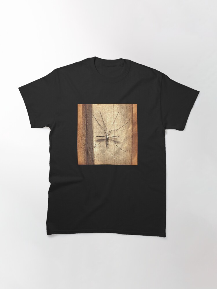 Thumbnail 2 of 7, Classic T-Shirt, Bug Lover Gift - Leggy Beauty - Crane Fly - Entomologist Birthday designed and sold by OneDayArt.
