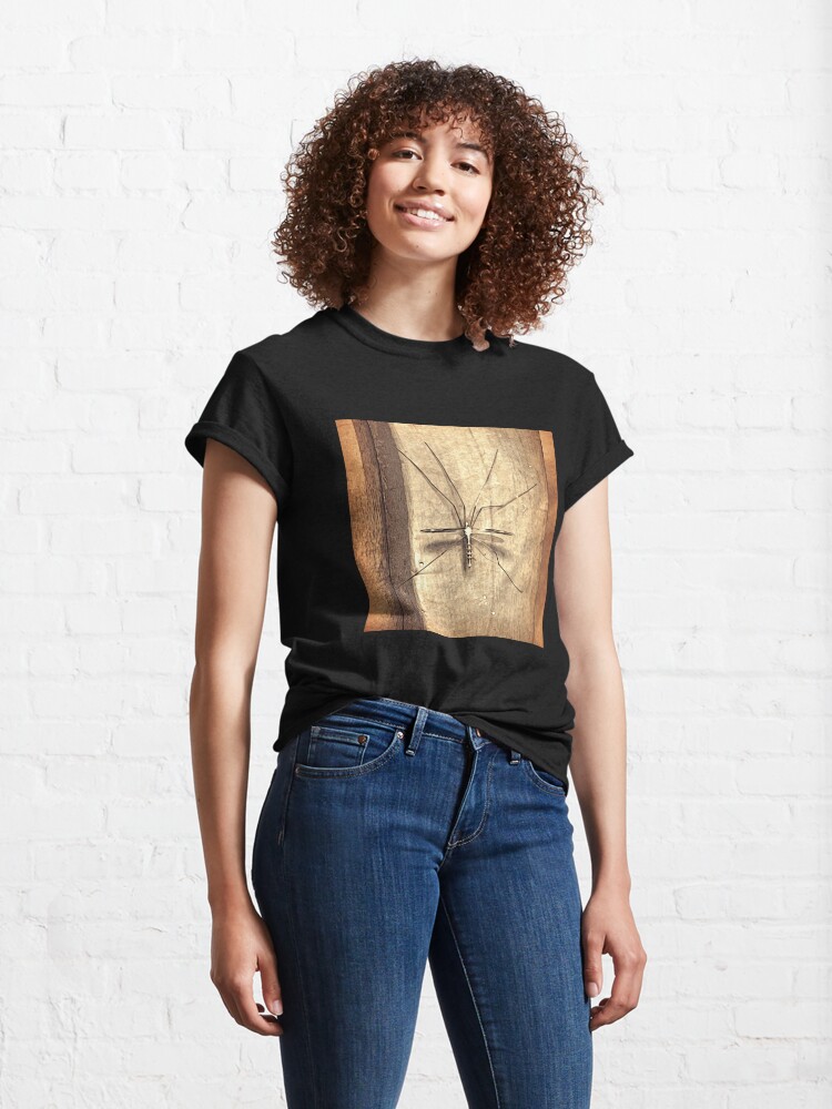 Thumbnail 4 of 7, Classic T-Shirt, Bug Lover Gift - Leggy Beauty - Crane Fly - Entomologist Birthday designed and sold by OneDayArt.