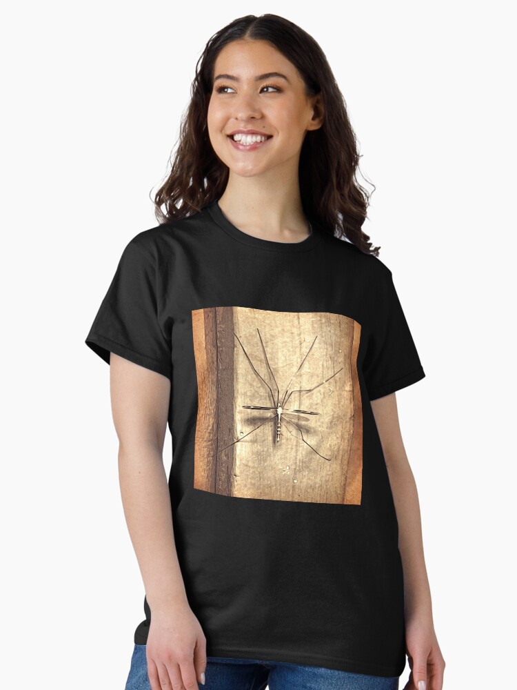 Thumbnail 2 of 7, Classic T-Shirt, Bug Lover Gift - Leggy Beauty - Crane Fly - Entomologist Birthday designed and sold by OneDayArt.