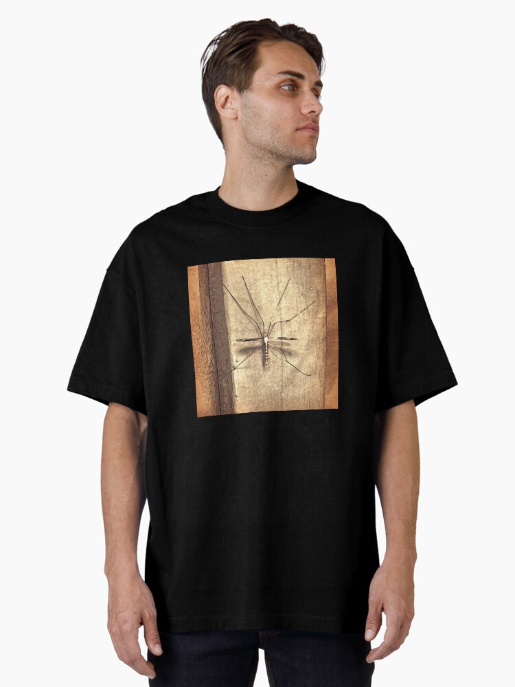 Thumbnail 2 of 7, Oversized T-Shirt, Bug Lover Gift - Leggy Beauty - Crane Fly - Entomologist Birthday designed and sold by OneDayArt.