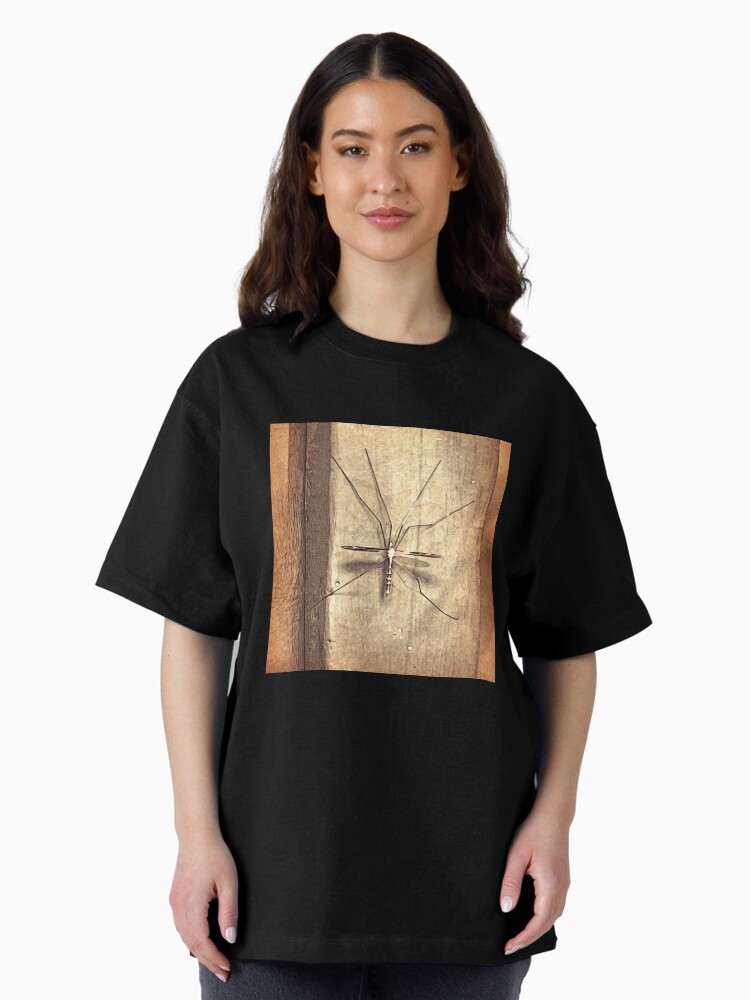 Thumbnail 1 of 7, Oversized T-Shirt, Bug Lover Gift - Leggy Beauty - Crane Fly - Entomologist Birthday designed and sold by OneDayArt.