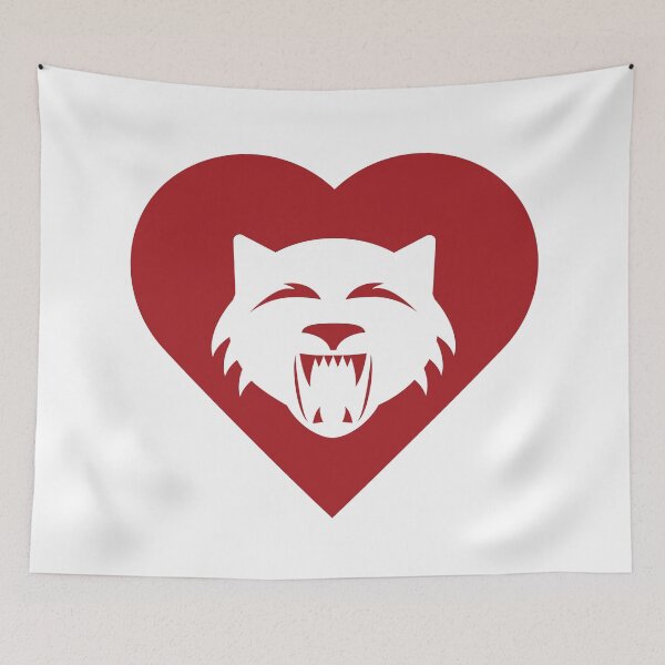 Item preview, Wildcat Mascot Cares Red designed and sold by cmd-art.