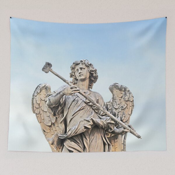 Item preview, Angel with Sponge Statue, Baroque Art, Sant'Angelo Bridge, Rome designed and sold by worldways.