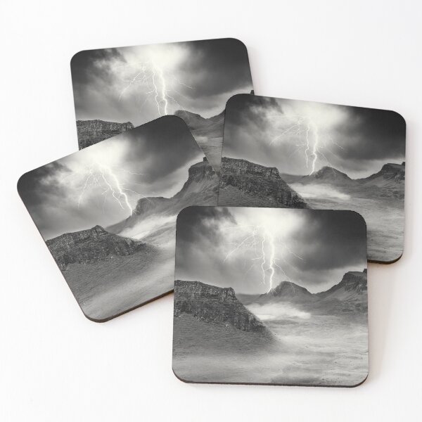Item preview, Lightning strikes over the Trotternish Ridge. designed and sold by Phillip Thornton.