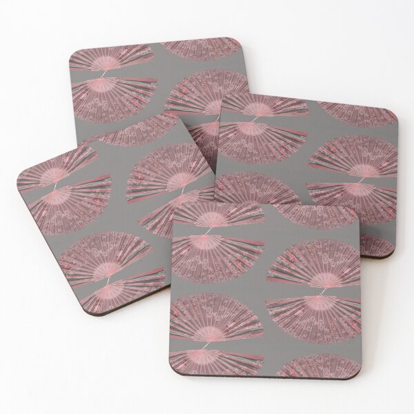 Item preview, Pink and grey fan print design  designed and sold by rbnofficial.