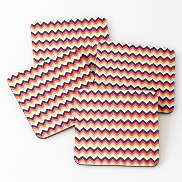 Item preview, Pink and Black Zigzag Pattern designed and sold by RougeAtelier.