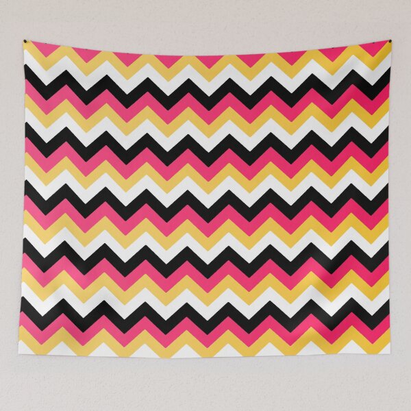 Item preview, Pink and Black Zigzag Pattern designed and sold by RougeAtelier.