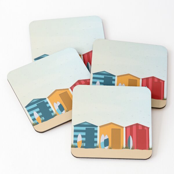 Item preview, Beach Huts And Surfboards designed and sold by XavierWendling.