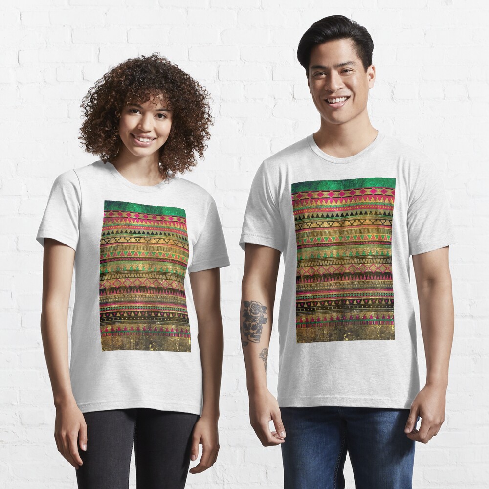 Magic aztec grungy tribal pattern Essential T-Shirt