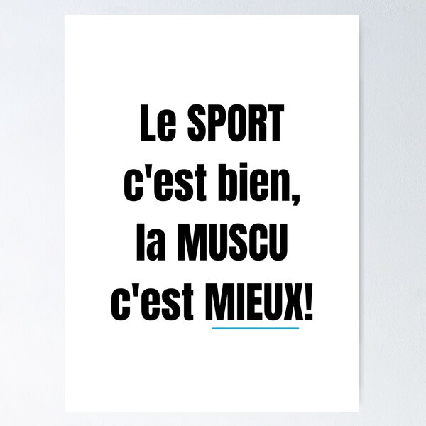Item preview, Sport & Humor - Sport is good, Muscu is better! designed and sold by FunetBg.