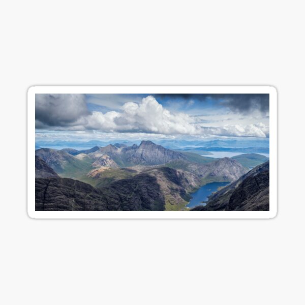 Item preview, Panoramic view from the summit of the Black Cuillin Ridge designed and sold by Phillip Thornton.