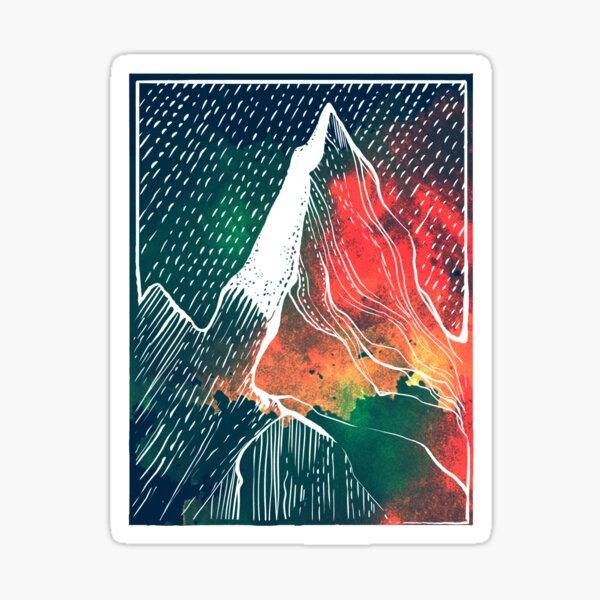 Fire On The Mountains Sticker