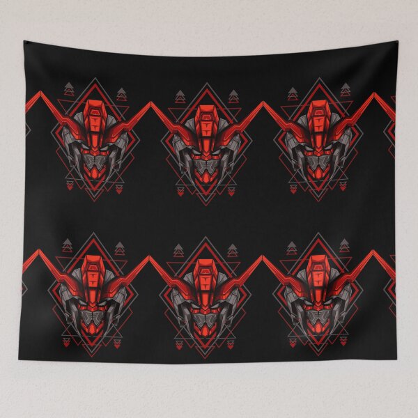 Item preview, Geometric Red Helmet designed and sold by VibrantGifts.