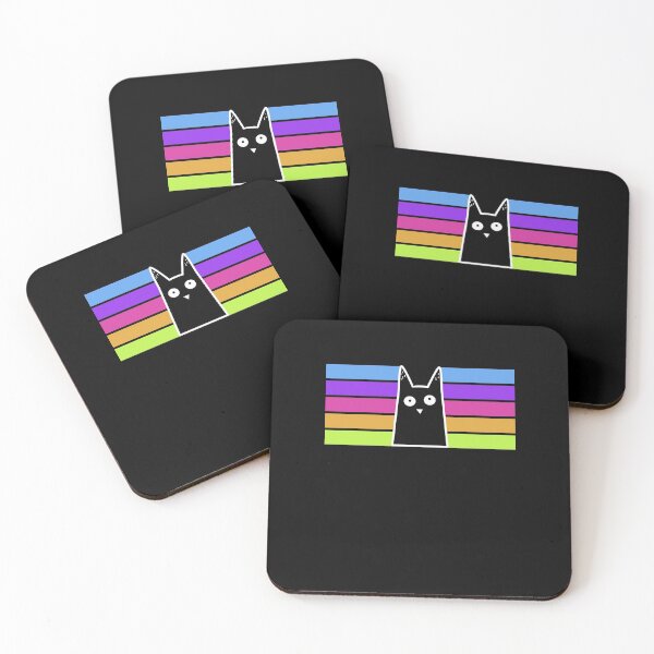 Item preview, retro colorful cat  designed and sold by pirminio.