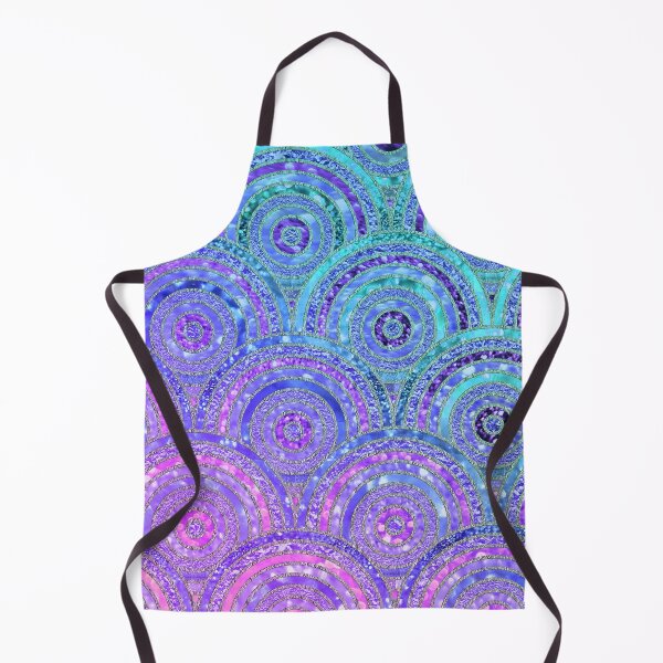 Item preview, Aqua Blue Purple and Pink Sparkling Glitter Circles designed and sold by UtArt.