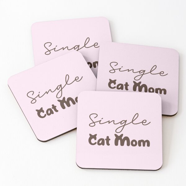 Item preview, Single Cat Mom Text designed and sold by lilacheart.