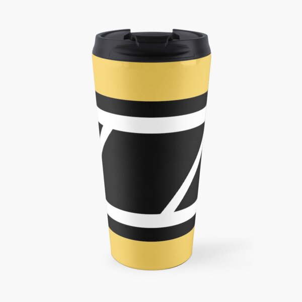 Retro Speedblock yellow Travel Mug