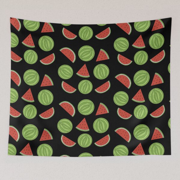 Item preview, Watermelon Sticker Pack (Black Background) designed and sold by Shoomoodle.