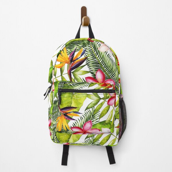 Item preview, Tropical Flower Palm Leaves Hibiscus Botanical Garden designed and sold by UtArt.