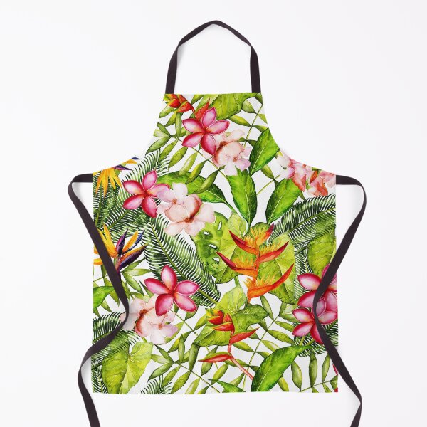 Item preview, Tropical Flower Palm Leaves Hibiscus Botanical Garden designed and sold by UtArt.