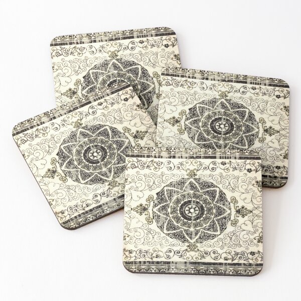 Item preview, Asian culture Turkish ornaments faded rug Pattern Istanbul Middle eastern Muslim art designed and sold by conceptDVS.