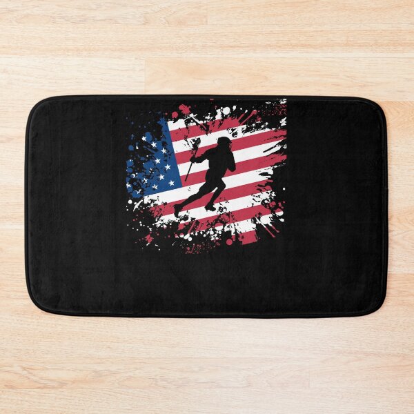 Item preview, lacrosse usa flag logo designed and sold by pirminio.