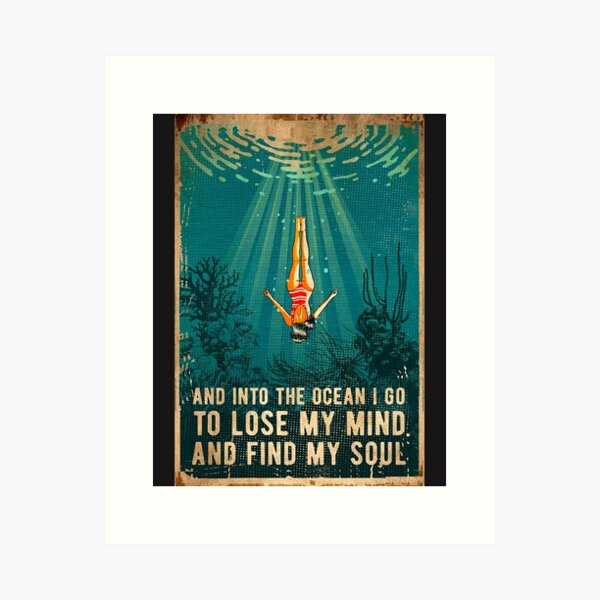Item preview, and into the ocean i go to lose my mind and find my soul designed and sold by amanda1989u.