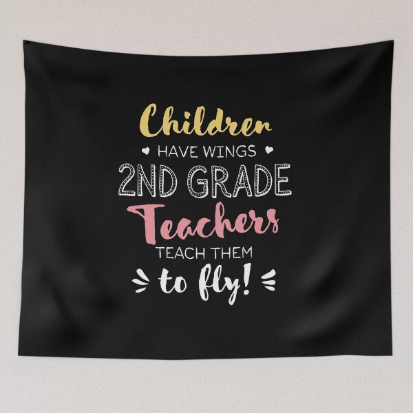 Item preview, 2nd Grade Teacher Gifts - Beautiful Wings Quote designed and sold by betternotes.