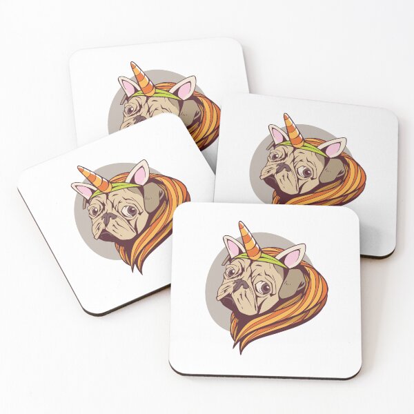 Item preview, Pug unicorn designed and sold by DerSenat.