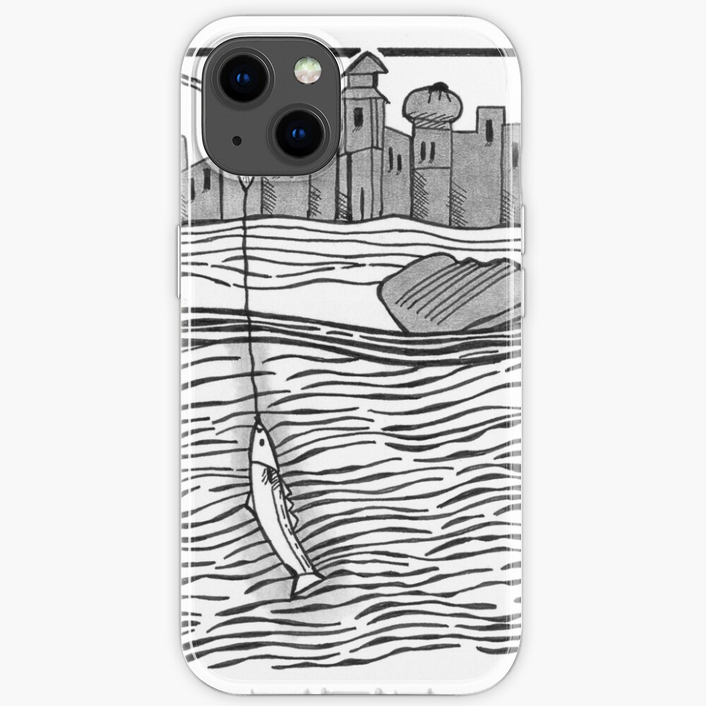 Fourteenth-Century Fishing iPhone Case