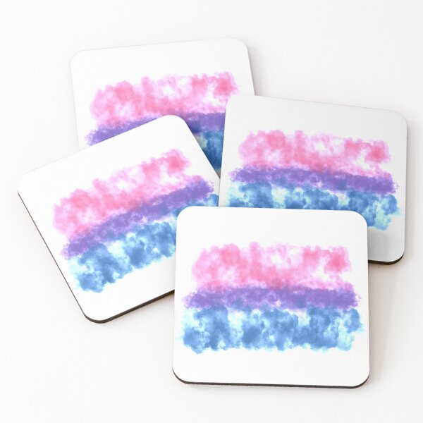 Item preview, Bisexual Pride Flag - Clouds designed and sold by SkipDraws.