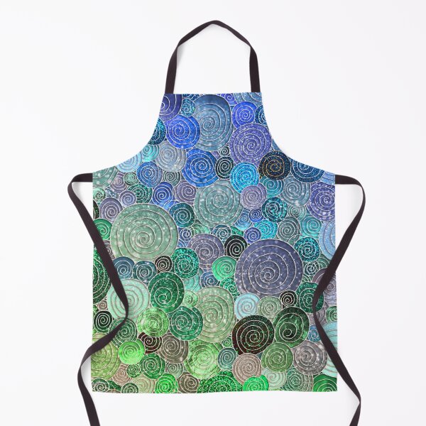 Item preview,  Pink Teal Glitter Mermaid Dots and Circles designed and sold by UtArt.