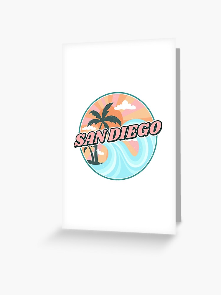 San Diego, California Greeting Card for Sale by sillyaprons