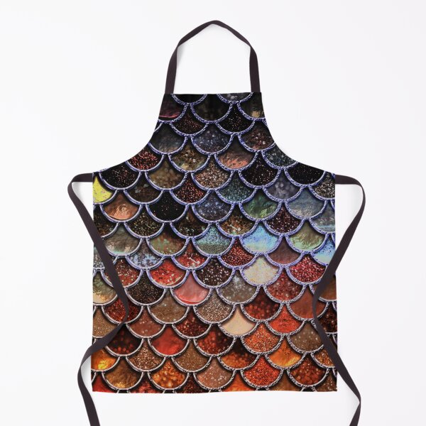Item preview, Warm and Cosy Brown Ombre Sparkle Faux Glitter Mermaid Scales designed and sold by UtArt.
