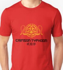 Crimson Typhoon (gold and black) Unisex T-Shirt