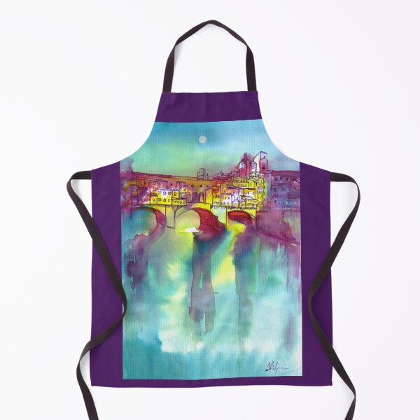 Item preview, PONTE VECCHIO, Old Bridge Florence Watercolor by Bulgan Lumini designed and sold by BulganLumini.