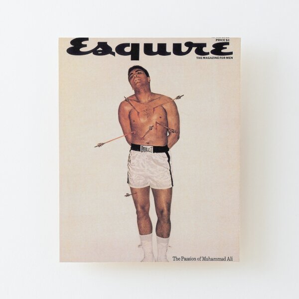 Esquire - Muhammad Ali 1968 Impression montée sur bois